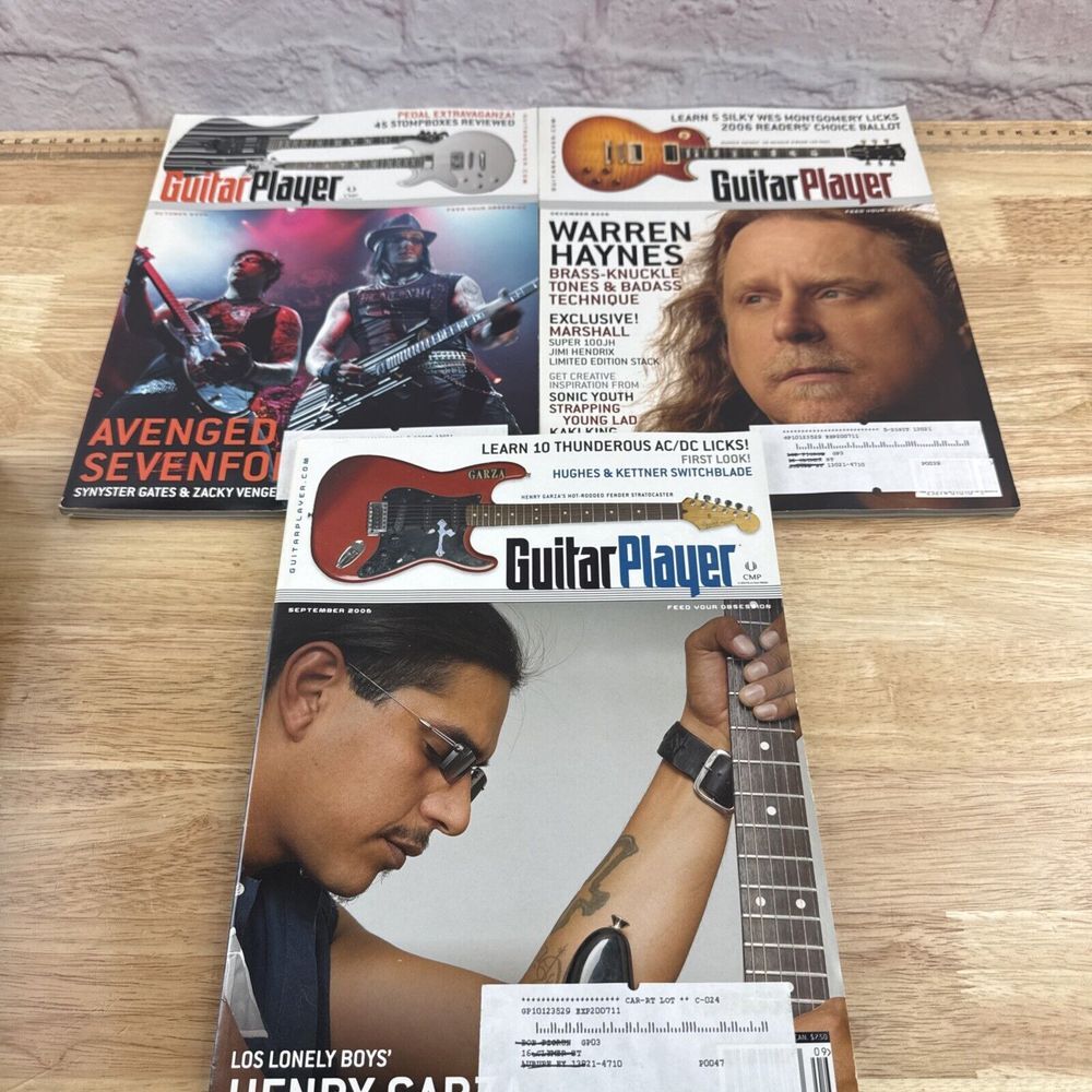 2006 Set Of Guitar Player Magazine Lot of (12) Various Issues‎ VG+ - Picture 3 of 6